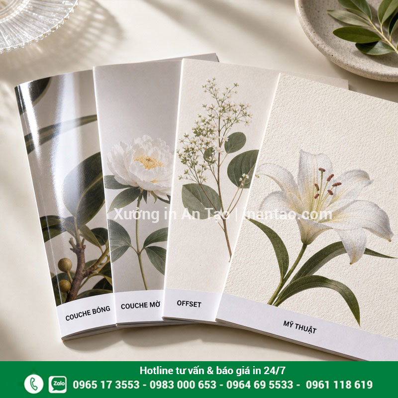 Các chất liệu giấy dùng để in tạp chí So sánh chất liệu giấy khi in tạp chí theo yêu cầu