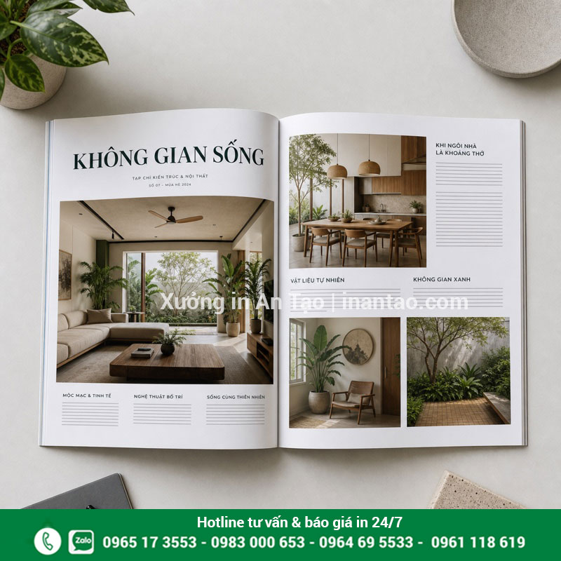 Mẫu ruột in tạp chí cao cấp rõ nét Mẫu trang ruột in tạp chí cao cấp trình bày theo lưới