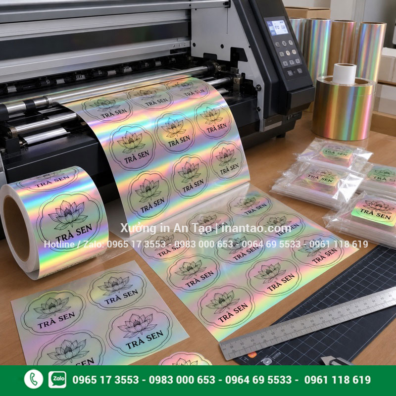 Xưởng in tem 7 màu thường Xưởng in tem 7 màu thường bằng công nghệ kỹ thuật số