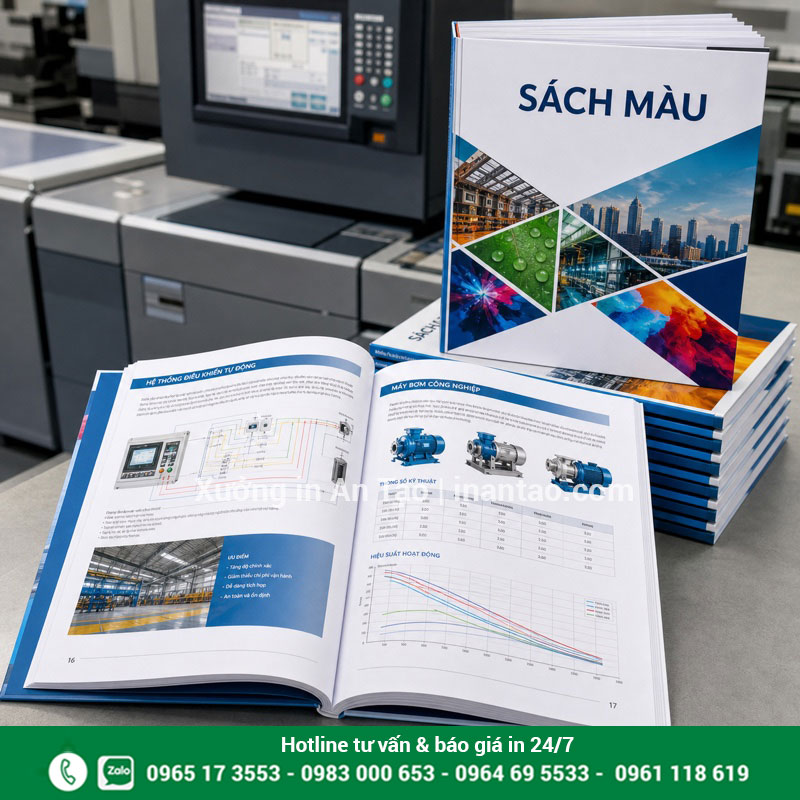 Chất lượng in sách màu laser giá rẻ Ruột in sách màu laser giá rẻ với biểu đồ và hình ảnh sắc nét