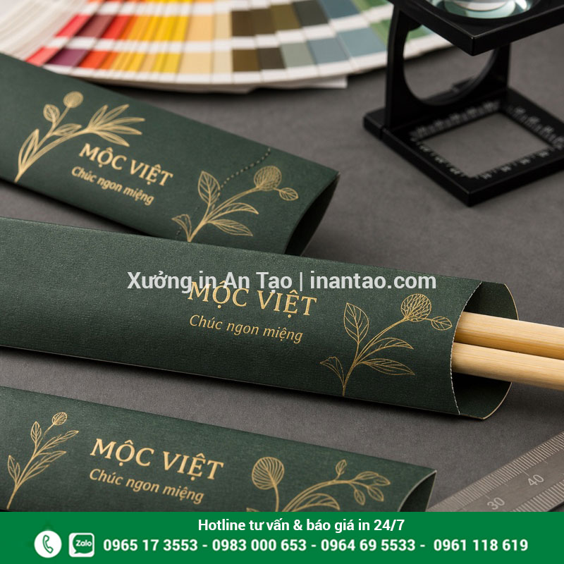 Kiểm tra chất lượng bao đũa thành phẩm Kiểm tra màu in nếp gấp và mép dán của bao đũa